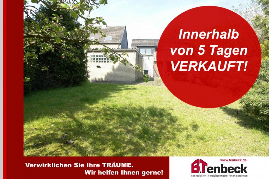 Ansicht - Garten Doppelhaush�lfte Bocholt