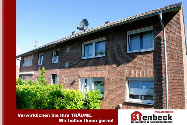Ansicht des Hauses Hamminkeln-Dingden Doppelhaush�lfte Doppelhaush�lfte mit XL Garten in ruhiger Lage von Dingden!
