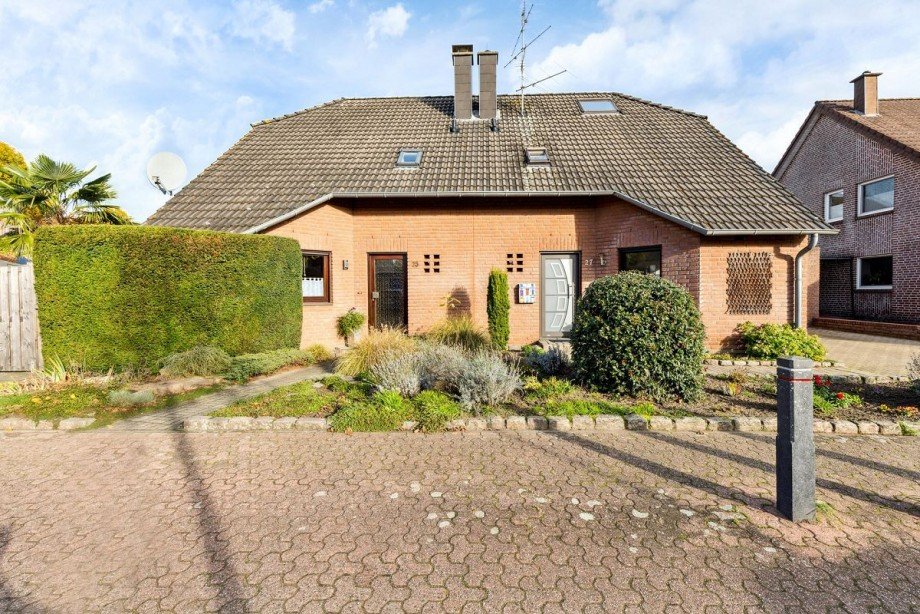 Ansicht des Hauses Doppelhaush�lfte Bocholt