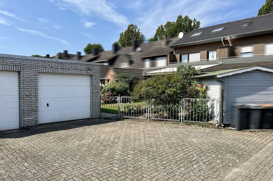 Garage - Garten Reihenmittelhaus Bocholt