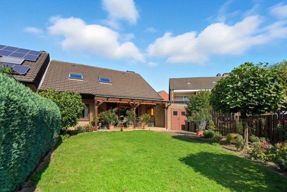 Garten - Terrasse Doppelhaush�lfte Isselburg-Werth