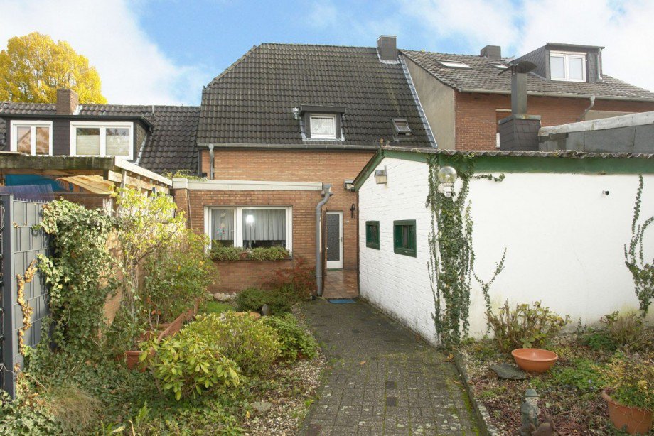 ... Ansicht - Terrasse Reihenmittelhaus Bocholt