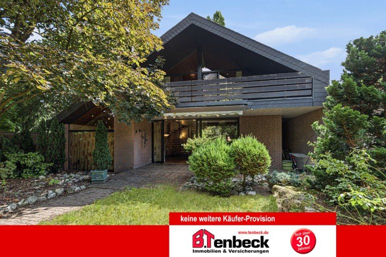Garten - Terrasse Bocholt Einfamilienhaus Freistehendes Einfamilienhaus mit Keller und 2 Garagen im Norden von Bocholt!