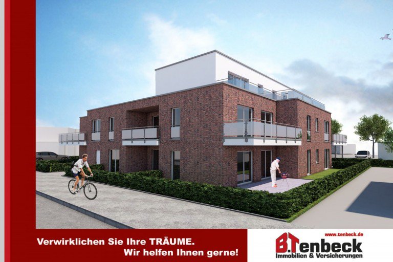 Ansicht des Hauses Isselburg Wohnung (6) Neubau - Eigentumswohnung im 1. Obergeschoss! Zentrale Lage in Isselburg!