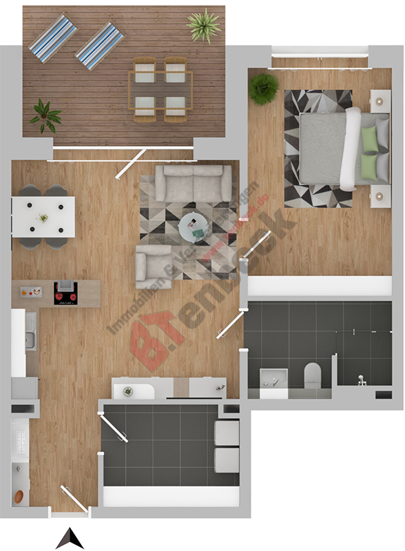 Grundriss - Wohnung 2 Wohnung Isselburg