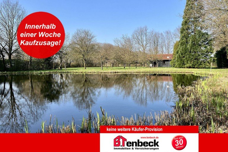 Ansicht Bocholt Grundst�ck Erholung pur.... ! Freizeitgrundst�ck mit Teichanlage im Norden von Bocholt!