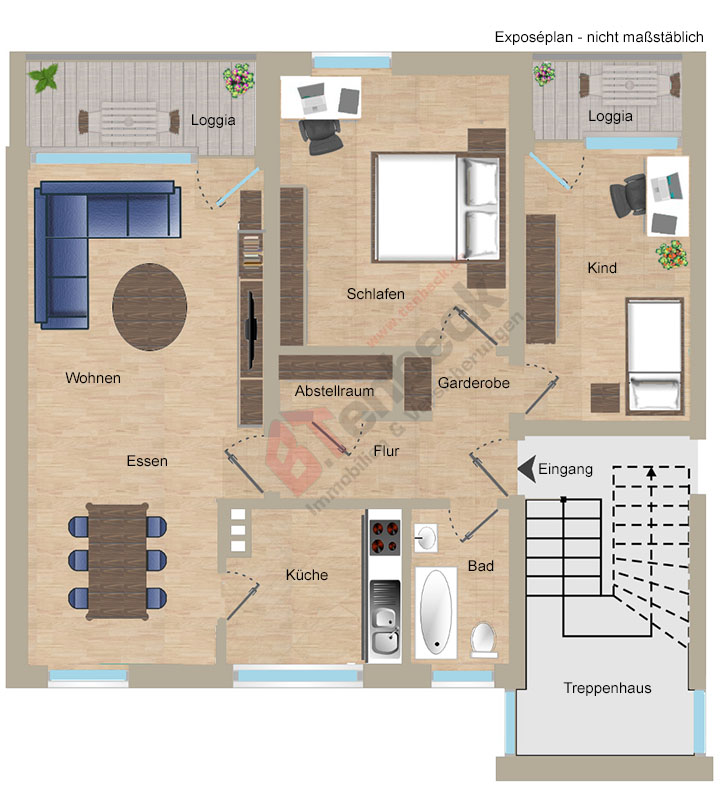 Grundriss Wohnung Wohnung Bocholt