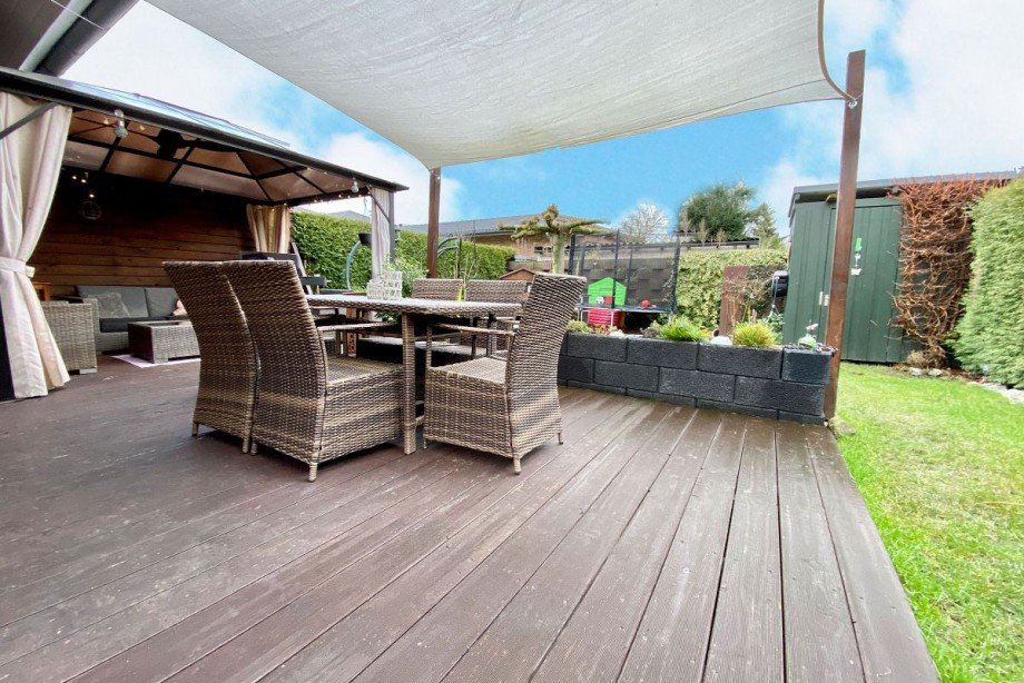 Terrasse Doppelhaush�lfte Rhede