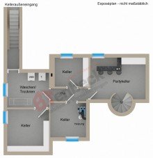Grundriss - Keller Bungalow in ruhiger Lage von Bocholt!