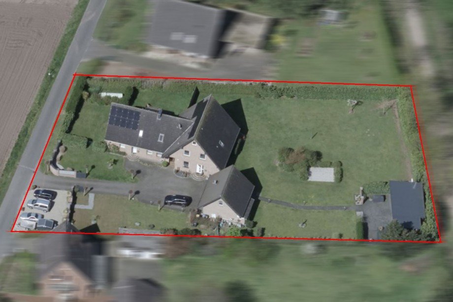 Luftbild Einfamilienhaus Borken