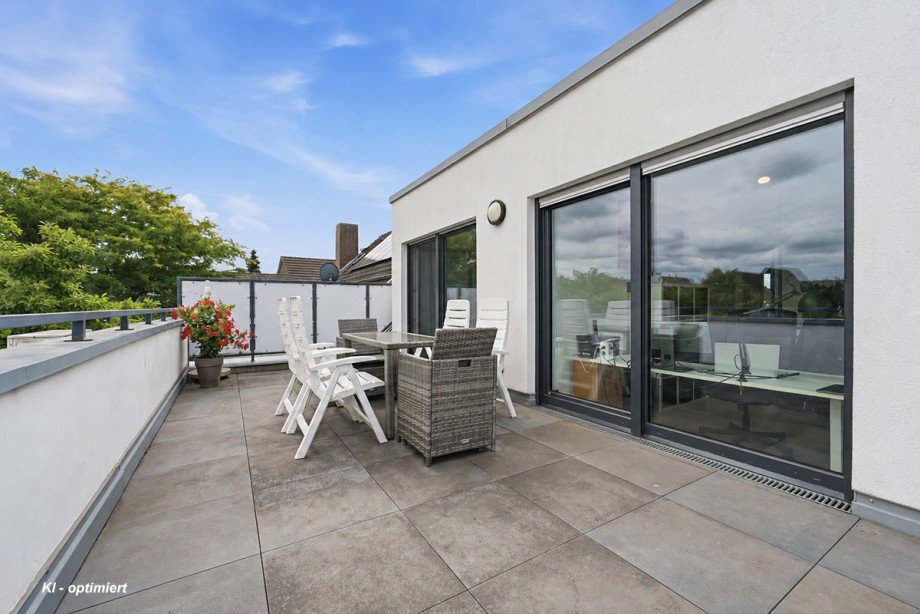 Dachterrasse (KI - optimiert) Wohnung Bocholt