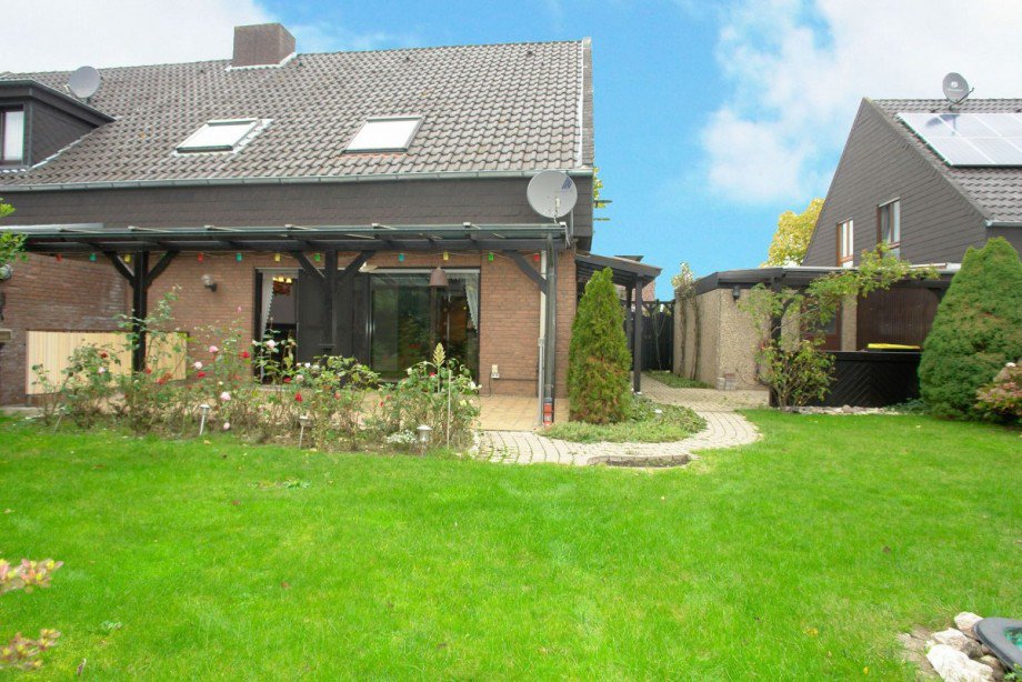 ... Garten Doppelhaush�lfte Bocholt