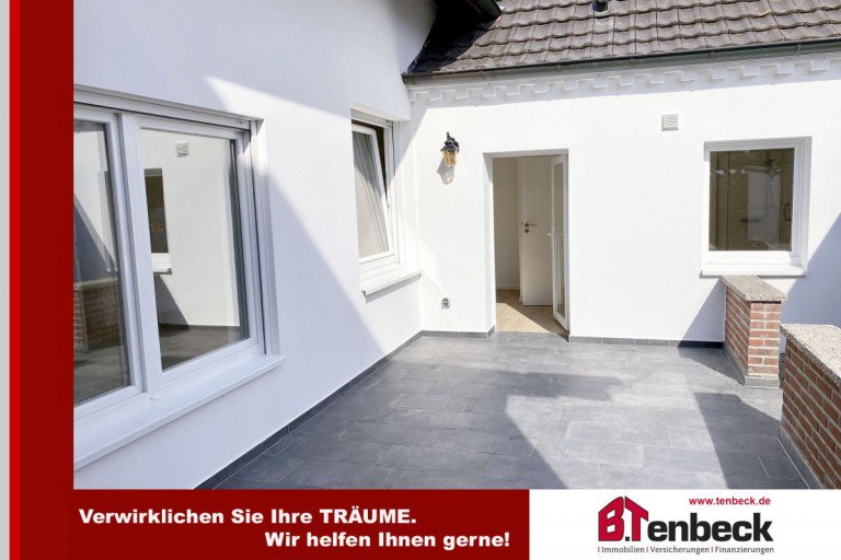 Terrasse Bocholt Reihenmittelhaus Saniertes Reihenhaus mit Keller und Garage in ruhiger Lage von Bocholt!