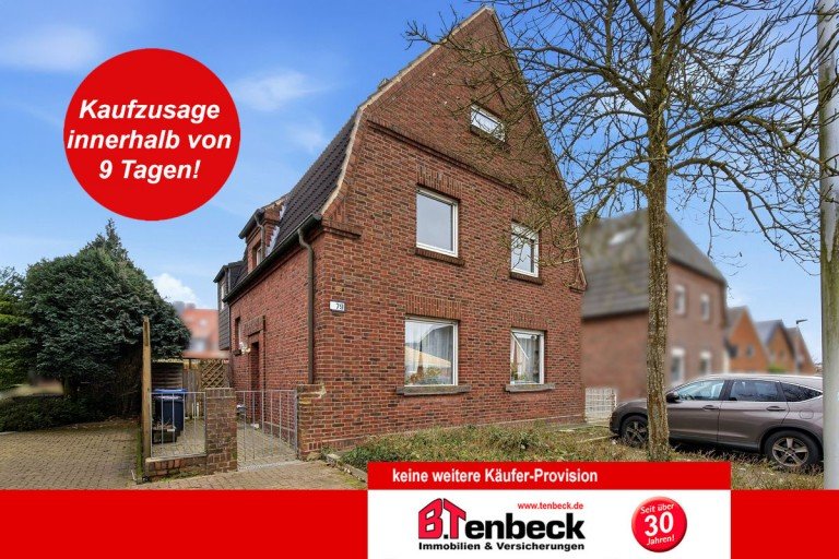 Ansicht des Hauses Bocholt Zweifamilienhaus Zweifamilienhaus mit 2 Garagen in ruhiger Lage von Bocholt!