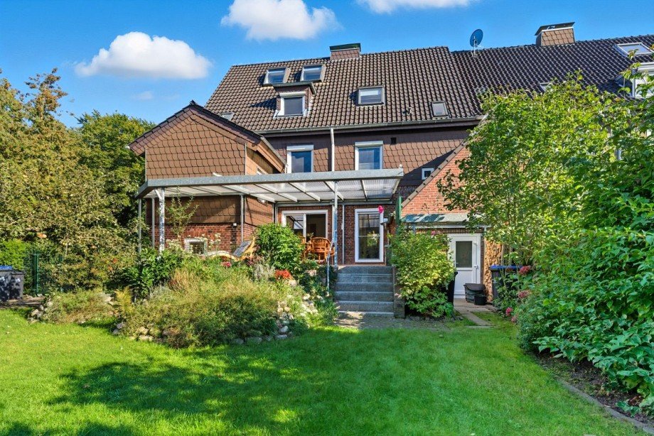 Garten-Terrasse Reihenendhaus Bocholt