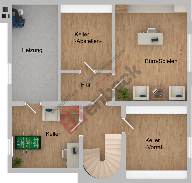 Grundriss - Keller Einfamilienhaus Bocholt