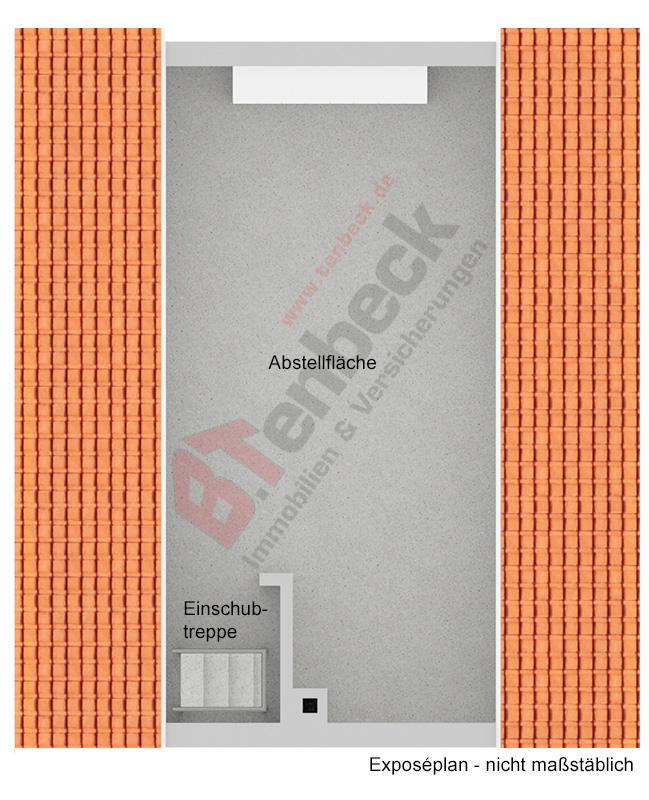 Grundriss - Spitzboden Wohnung Bocholt