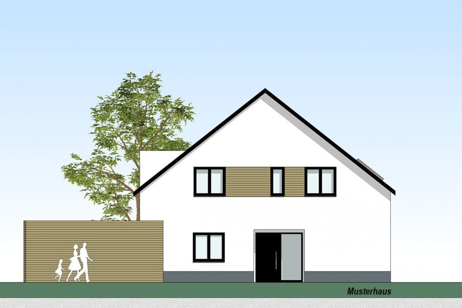 Ansicht-Nord Einfamilienhaus Bocholt