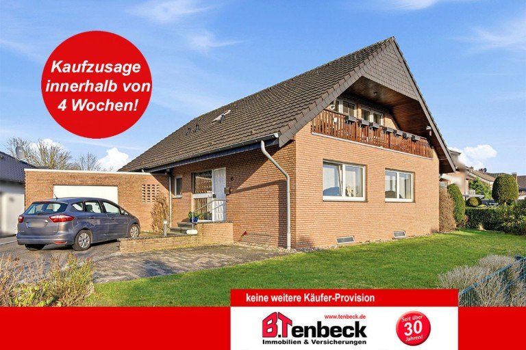 Ansicht des Hauses Bocholt Einfamilienhaus Freistehendes Einfamilienhaus in Bocholt, auch f�r zwei Generationen geeignet!